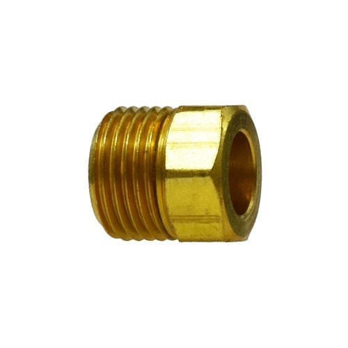 Midland 12015 Inverted Flare Nut, Nut, 5/16 in Nominal, Brass