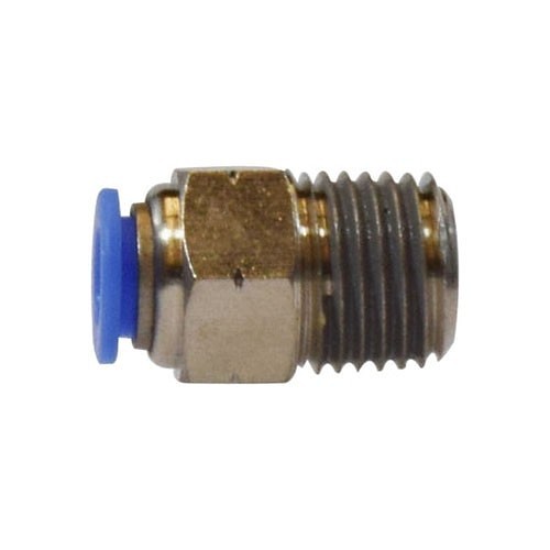Midland 20059C Male Connector, Tube, 3/8 x 3/8 in Nominal, Brass