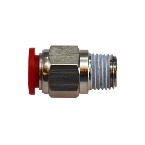 Midland 20636 Male Adapter, Tube x BSPT, 10 mm x 1/4 in Nominal, Brass
