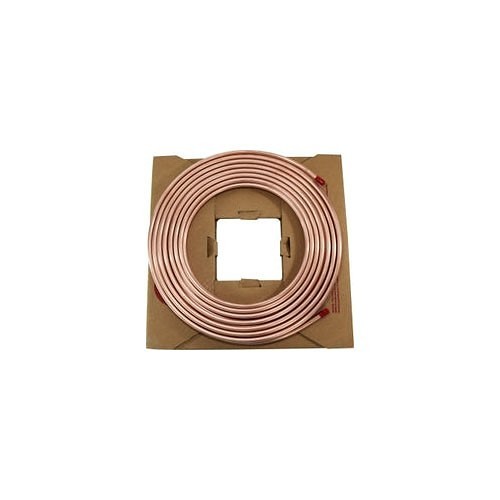 Midland 972-182 Copper Tubing, 1/4 in Outside Dia, 50 ft Length, 0.03 in Wall Thickness, Copper