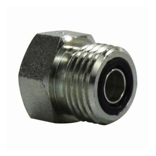 Midland FSO240810 Hydraulic Plug, 5/8 in x 1-14 Nominal, Tube OD x Male O-Ring Face Seal, Steel