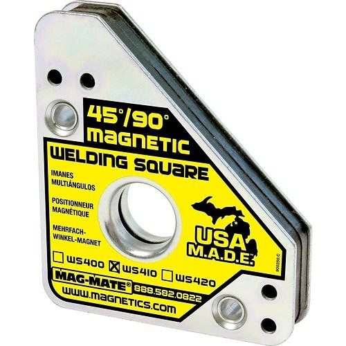 Magnetic Welding Square, 6-1/8 in Length, 3-3/8 in Height, 5/8 in Thickness