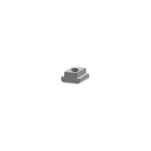 1/4-20 Slotted Nut, Rhombus, Imperial, 1/4-20 Thread, Zinc Plated