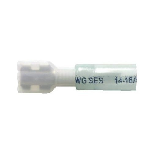 NSPA KS66-10-250M Butt Splice, 10 to 12 ga Conductor, Ks66-10-250M Barrel, Polyolefin insulation, Copper, Yellow