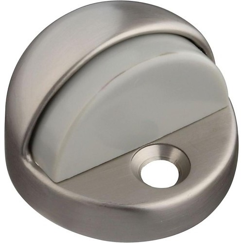 National Hardware® N326-751 Floor Door Stop, 6.6 in Height, 4.4 in Width, 3.2 in D, Rubber