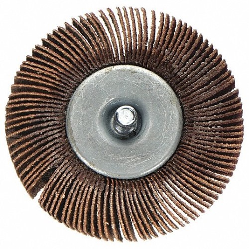 Norton® Norton® 08834134002 PERFECTION PX Coated Flap Wheel, 2-1/2 in Wheel Dia, 1/4 in Face Width, 1/4-20 in Shank Dia, 80 Grit, Medium Grade, Aluminum Oxide Abrasive