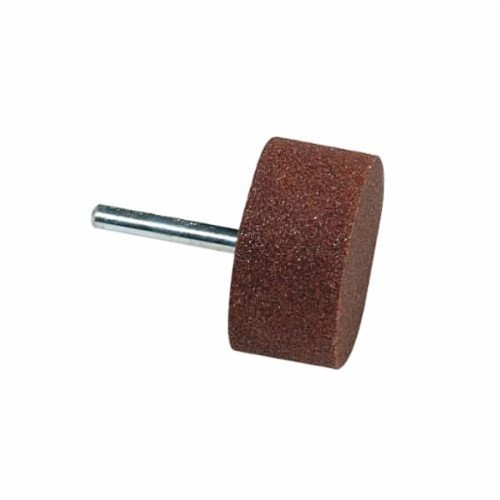Norton® Norton® 61463624592 Mounted Point, Point Shape Code: W242, Cylinder Point Shape, 2 in Head Dia, 1 in Head Length, 1/4 in Shank Dia