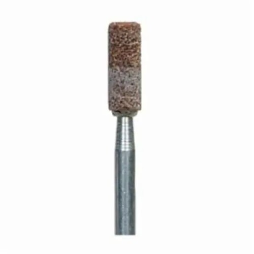 Norton® GEMINI® 614636 24497 Mounted Point, Point Shape Code: W154, Cylinder Point Shape, 3/16 in Head Dia, 1/2 in Head Length, 1/8 in Shank Dia
