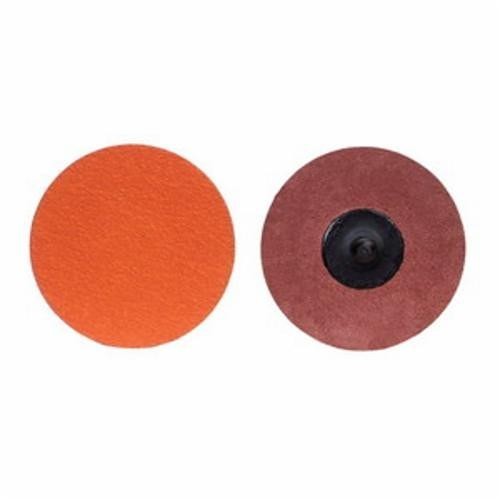 Norton® Blaze® 66261043425 R980P Conformable Coated Abrasive Quick-Change Disc, 3 in Dia, 120 Grit, Medium Grade, Ceramic Alumina Abrasive, Type TR (Type III) Attachment