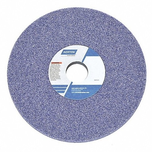 Norton® Norton® 66252940863 Toolroom Grinding Wheel, 7 in Wheel Dia, 1/2 in Wheel Thickness, 1-1/4 in Center Hole, 46 Grit, Aluminum Oxide Abrasive