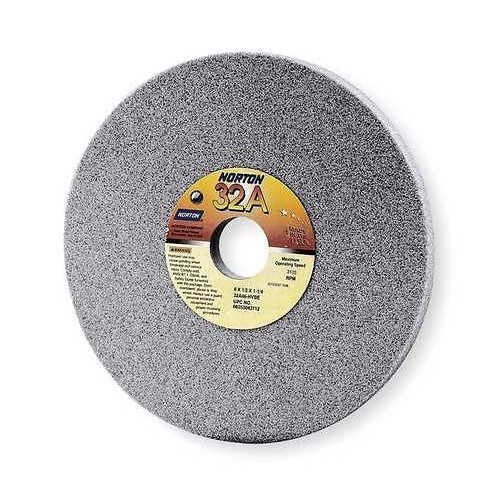 Norton® Norton® 66252940867 Toolroom Grinding Wheel, 7 in Wheel Dia, 1/2 in Wheel Thickness, 1-1/4 in Center Hole, 46 Grit, Aluminum Oxide Abrasive