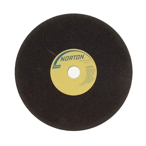 Norton® NorZon® 66253149645 SG Straight Sawgumming Wheel, 10 in Dia x 5/8 in THK, 1-1/4 in Center Hole, 36 Grit, Ceramic Alumina Abrasive