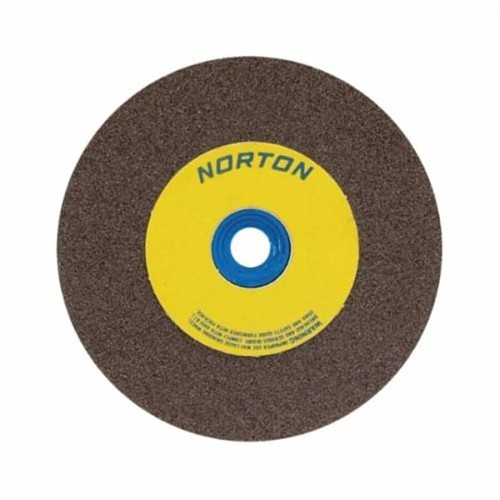 Norton® GEMINI® 66253160350 Bench and Pedestal Grinding Wheel, 10 in Wheel Dia, 1 in Wheel Thickness, 1-1/4 in Center Hole, 100/120 Grit, Aluminum Oxide Abrasive