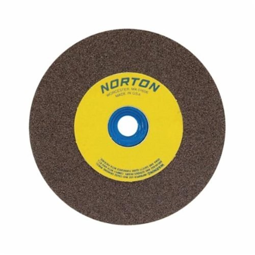 Norton® GEMINI® 66253263055 Bench and Pedestal Grinding Wheel, 12 in Wheel Dia, 2 in Wheel Thickness, 1-1/2 in Center Hole, 36/46 Grit, Aluminum Oxide Abrasive