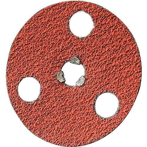 Norton® Blaze® 66254468389 Coated Abrasive Fiber Disc, 4-1/2 in Disc Dia, 7/8 in Center Hole, 24 Grit, Extra Coarse Grade, Premium Ceramic Alumina Abrasive, Type 2 Attachment