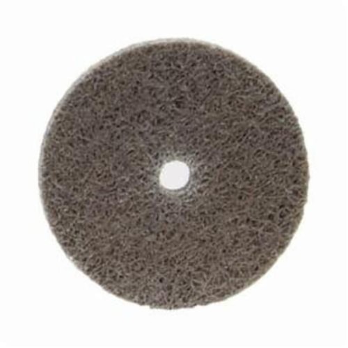 Norton® Bear-Tex® NEX™ Rapid Blend™ 66261014892 PERFECTION PX Non-Woven Unified Wheel, 2 in Wheel Dia, 1/4 in Center Hole, 1/4 in Face Width, Medium Grade, Aluminum Oxide Abrasive