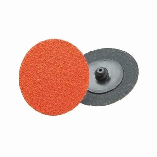 Norton® Blaze® 66261162334 R980P Heavy Duty Coated Abrasive Quick-Change Disc, 3 in Dia, 80 Grit, Coarse Grade, Ceramic Alumina Abrasive, Type TR (Type III) Attachment