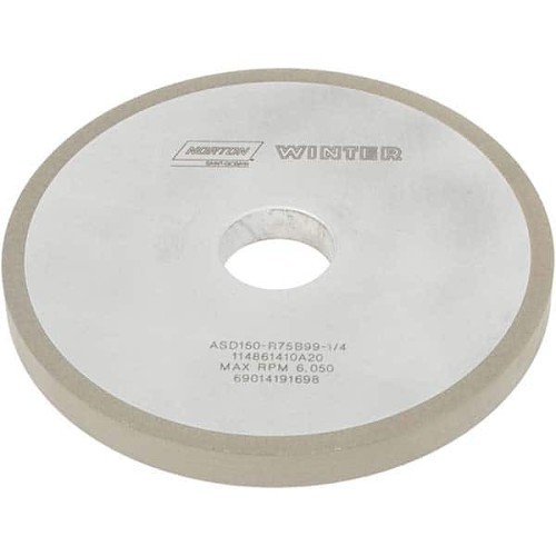 Norton® Norton® 69014191698 Surface Grinding Wheel, 6 in Wheel Dia, 1/2 in Wheel Thickness, 1-1/4 in Center Hole, 150 Grit, Very Fine Grade, Armored Synthetic Diamond Abrasive