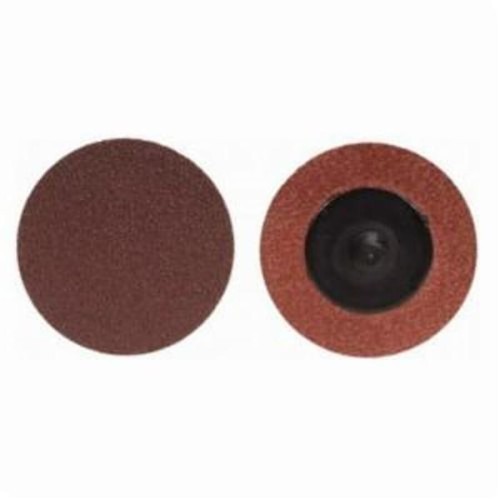 Norton® Norton® 69957399722 Coated Abrasive Quick-Change Disc, 3 in Disc Dia, 80 Grit, COARSE Grade, Aluminum Oxide Abrasive, Type TR (Type III) Attachment