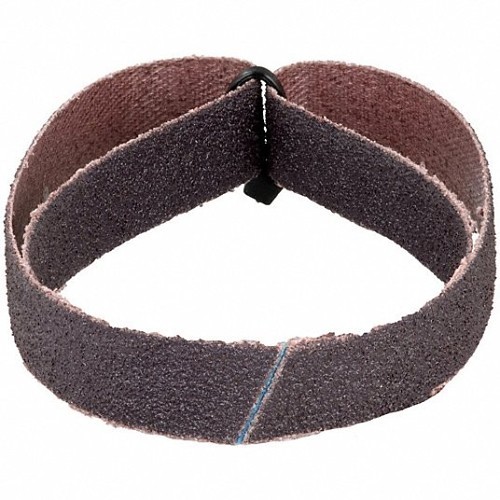 Norton® 78072727560 Sanding Belt, 1/2 in Belt Width, 18 in Belt Length, P60 Grit, Medium Grade, Aluminum Oxide Abrasive, Cotton Backing