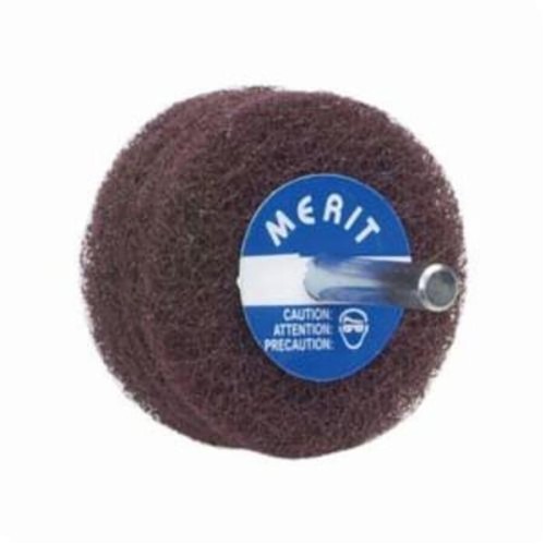 Norton® Norton® 8834131496 Deburring Wheel, 3 in Wheel Dia, 1/4 in Center Hole, 1 in Face Width, Medium Grade, Aluminum Oxide Abrasive