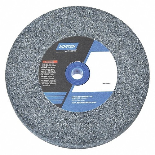 Norton Saint Gobain N07660788240 Straight Grinding Wheel, 6 in Wheel Dia, 3/4 in Wheel Thickness, 60 Grit, Aluminum Oxide Abrasive