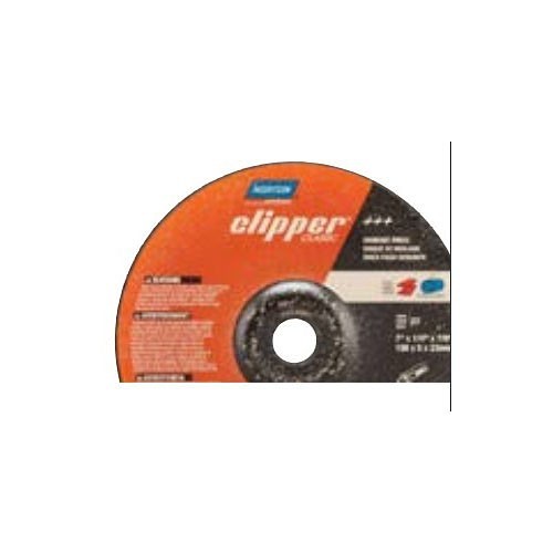 Norton Saint Gobain N70184601502 Depressed Center Wheel, 4-1/2 in Wheel Dia, 1/4 in Wheel Thickness, Silicon Carbide Abrasive