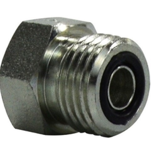 OPW Midland FSO2408-12 Hydraulic Plug, 3/4 in x 1-3/8-12 Nominal, Tube OD x Male O-Ring Face Seal, Steel