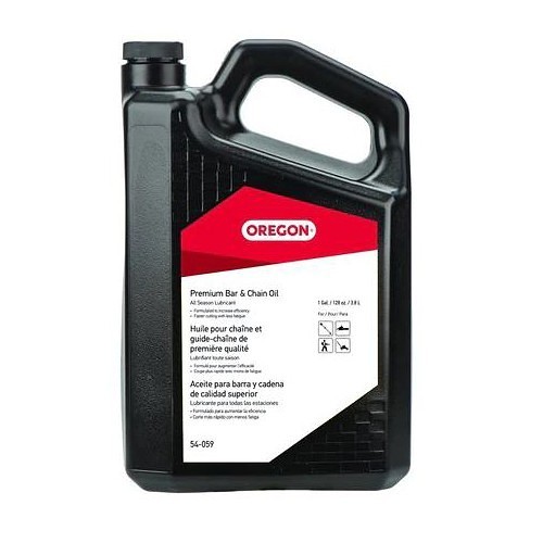 OREGON 54-059 Bar and Chain Oil, 1 gal, Black