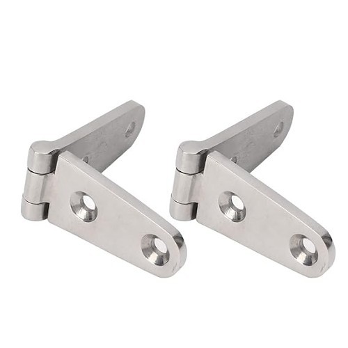 Hinge Strap, Steel, Zinc Plated, 4 in Overall Width