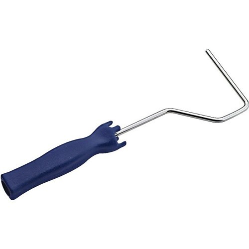 Paint Roller Frame, 4 in Roller Length, Blue Handle
