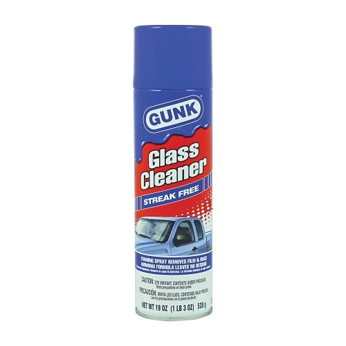 Glass Cleaner With Ammonia, 19 oz Container, Aerosol Gunk Container