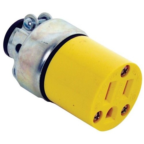 Electrical Connector, 125 V, 15 A Amp, 3 Wires