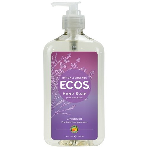Hand Soap, 17 oz Nominal Capacity, Bottle, Liquid Form, Lavender Odor/Scent, Clear