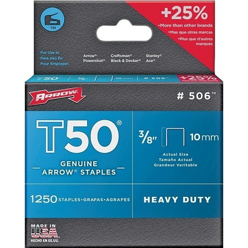 Staple, 3/8 in Leg Length