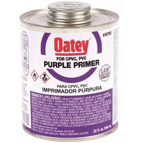PVC Primer, 32 oz Container