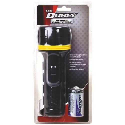 Flashlight, LED Bulb, Black