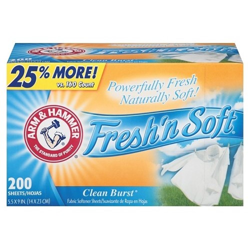 Dryer Sheet, Clean Burst, Series: Fresh'n Soft®