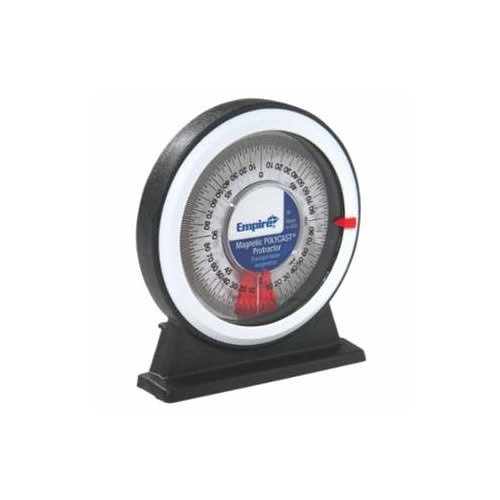 Magnetic Protractor, 360 deg, Polycast