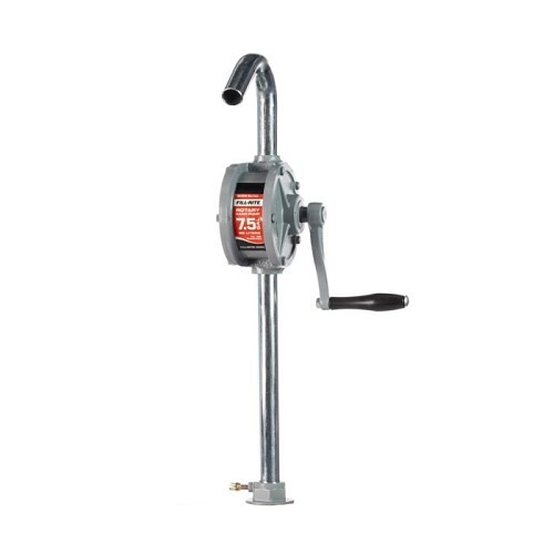 Hand Pump, 7.5 gal, 3/4 in Inlet, 1 in Outlet