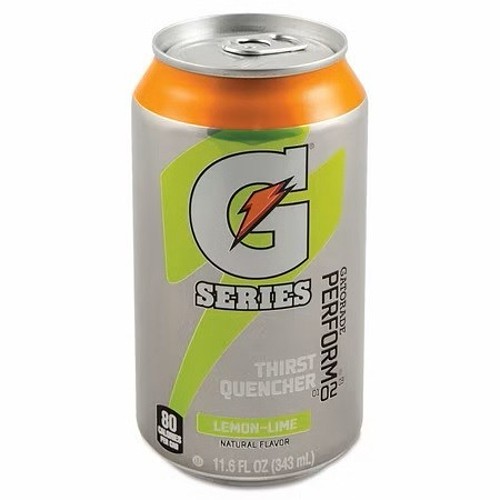 Gatorade® 308-00901 Thirst Quencher, 11.6 fl-oz, Can, 11.6 fl-oz Yield, Liquid, Lemon Lime Flavor