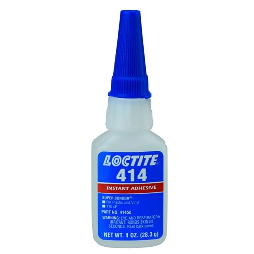 Henkel Loctite® 442-41450 Instant Adhesive, 1 oz Container, Bottle Container, Clear, 24 hr Curing