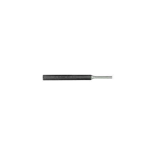 Pin Punch, Full Finish, Round, 1/8 in Tip