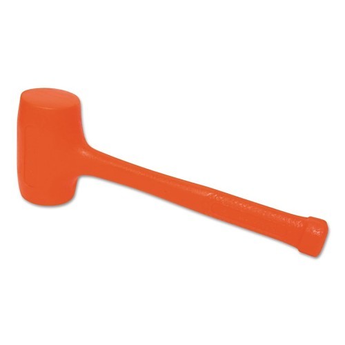 Mallets and Dead Blow Hammer, 10.2 in Overall Length, 1.2 in Face Dia, Soft Face, 10 oz Head, Urethane Head, Forged steel Handle