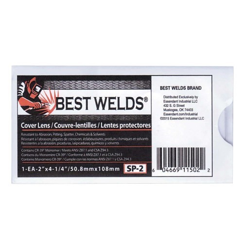 Anchor® Best Welds® 901-SP-2 Cover Lens, Scratches and Static Resistance