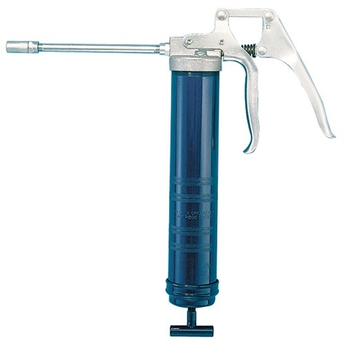 Lincoln® 1132 Grease Gun, Pistol Grip, Heavy-Duty, 2 Way Loading Lever Action, 5" Extension, 6 Straight Pipe