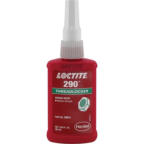 Henkel Loctite® LOC135392 Medium Strength Threadlocker, 50 ml Container, Bottle Container, Liquid Form, Green