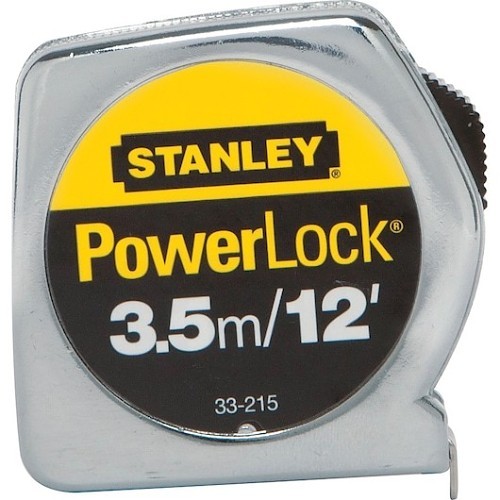 Stanley® Black & Decker Powerlock® ST33-215 Tape Rule, Graduations: 1/16 in, Mylar®