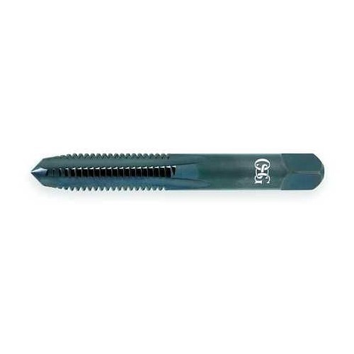 OSG 1213401 Spiral Flute Tap, Right Hand Cutting, #10-24, H3 Thread Limit, Plug Chamfer, 2 Flutes, Bright, High Speed Steel
