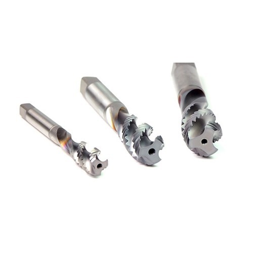 OSG A Brand® A-SFT 1650012208 Spiral Flute Tap, Right Hand Cutting, M10 x 1.50, D6 Thread Limit, 1.5P Chamfer, 3 Flutes, VC-10, Through Coolant; No
